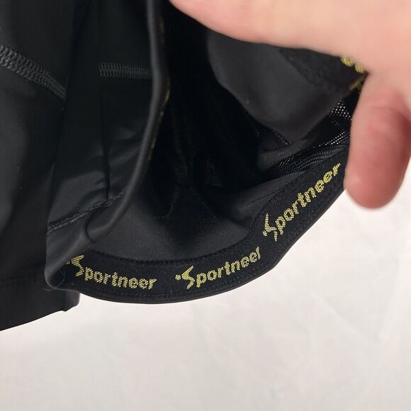 Sportneer Bike Shorts Men's Large Black Padded Pull On Spandex Elastic Waist - Picture 4 of 9